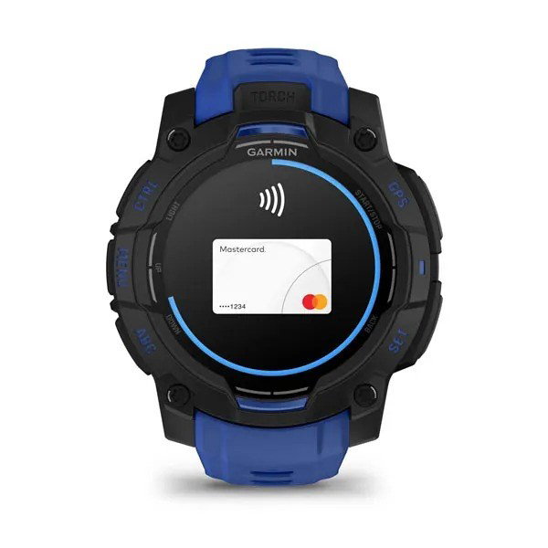 Garmin Instinct 3 3.05 cm (1.2) AMOLED 45 mm Digital 390 x 390 pixels Black GPS (satellite)