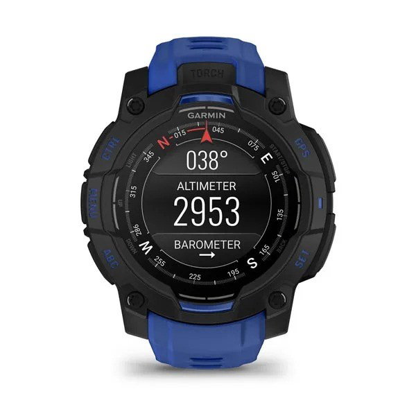 Garmin Instinct 3 3.05 cm (1.2) AMOLED 45 mm Digital 390 x 390 pixels Black GPS (satellite)