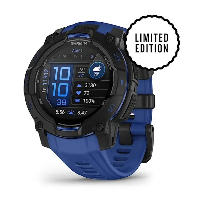 Garmin Instinct 3 3.05 cm (1.2) AMOLED 45 mm Digital 390 x 390 pixels Black GPS (satellite)