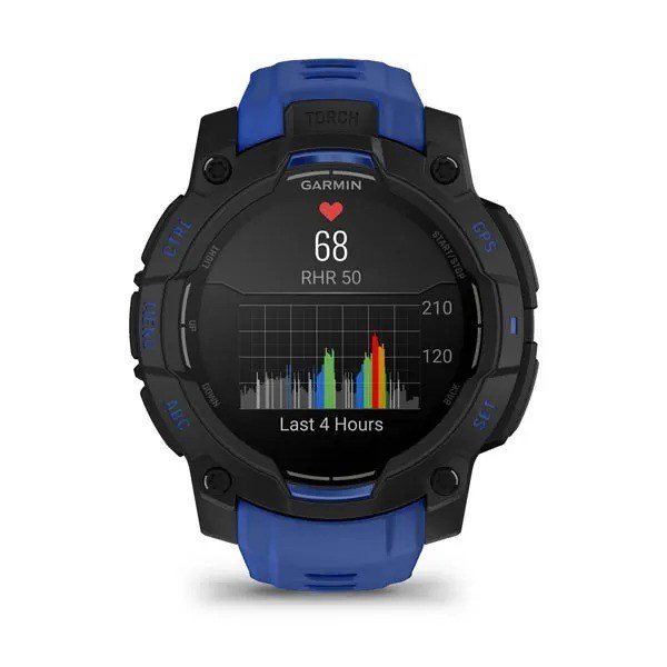 Garmin Instinct 3 3.05 cm (1.2) AMOLED 45 mm Digital 390 x 390 pixels Black GPS (satellite)
