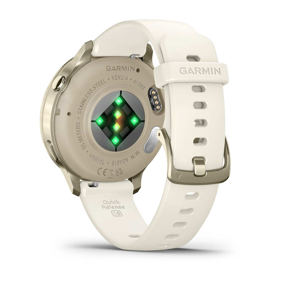 Garmin Venu 4 3.05 cm (1.2) AMOLED 41 mm Digital 390 x 390 pixels Touchscreen Gold Wi-Fi GPS (satellite)