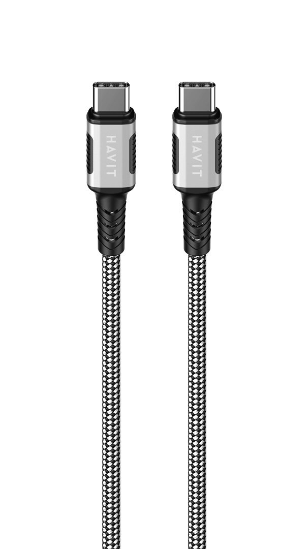 Havit CB6297 - Magnetic cable USB type C to USB type C, 1m (black)