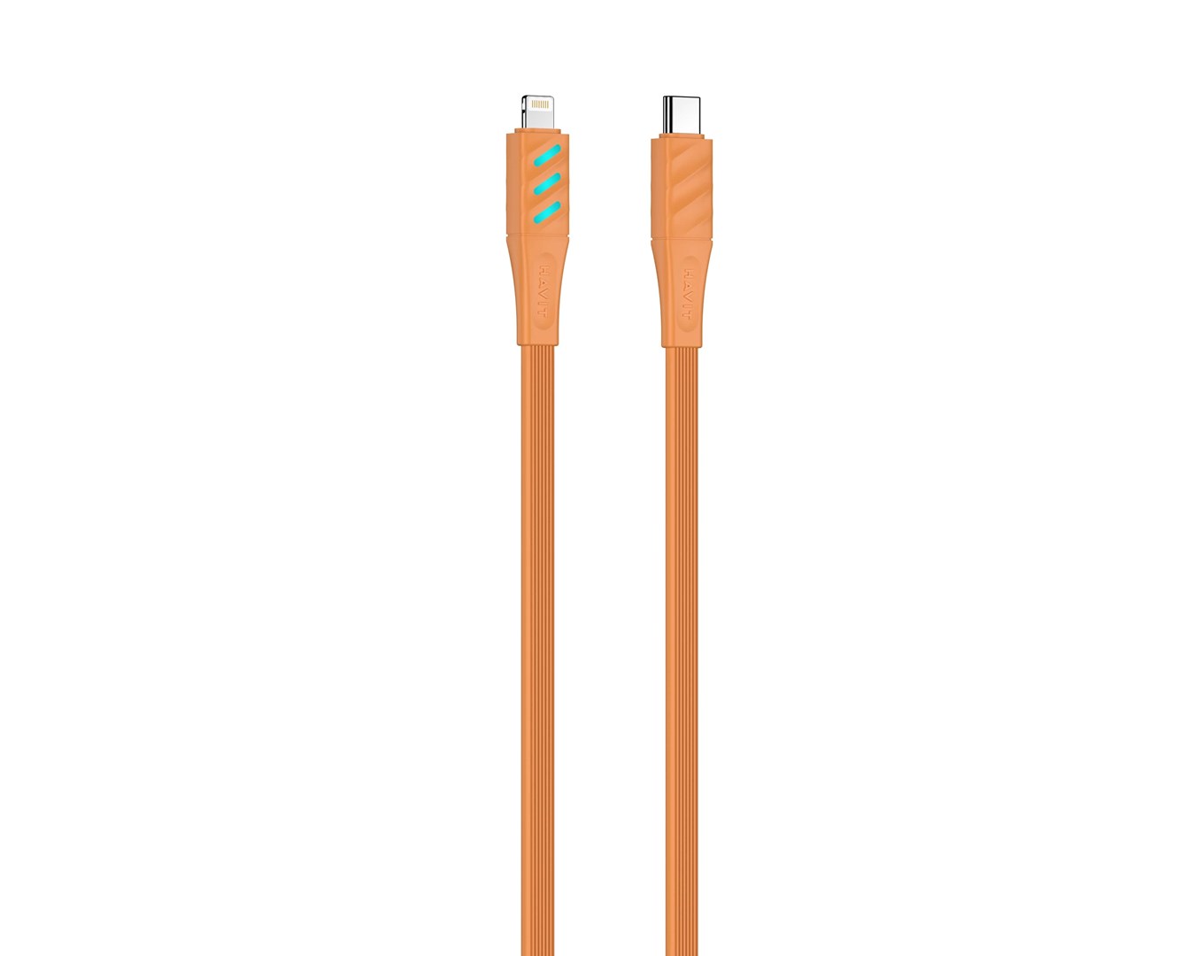 Havit CB6255 - USB charging cable type C to Lightning, 1 m (orange)