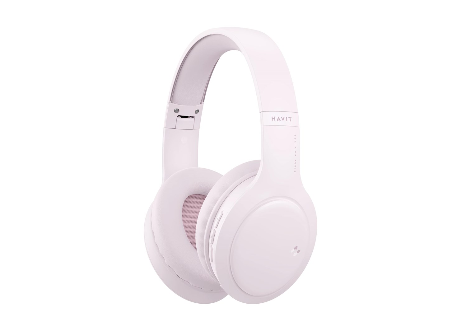 Havit H633BT - wireless on-ear headphones, pink