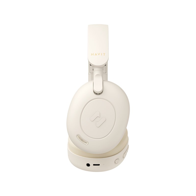 Havit H655BT - Bluetooth wireless headphones, beige