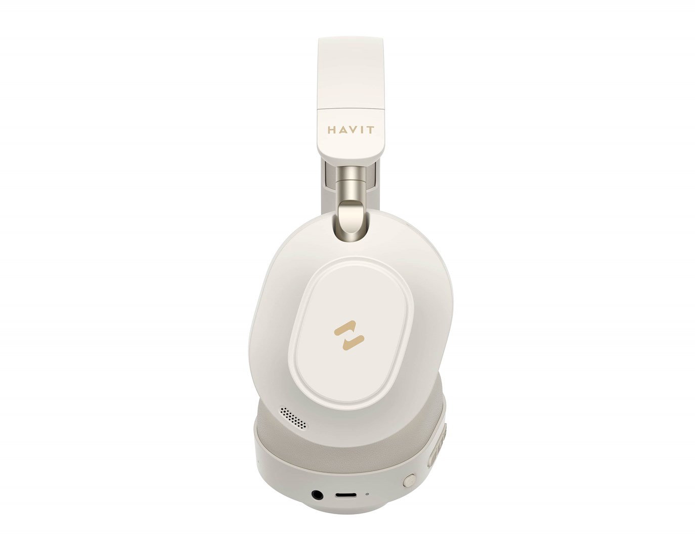 Havit H668BT - BT cordless headphones, beige