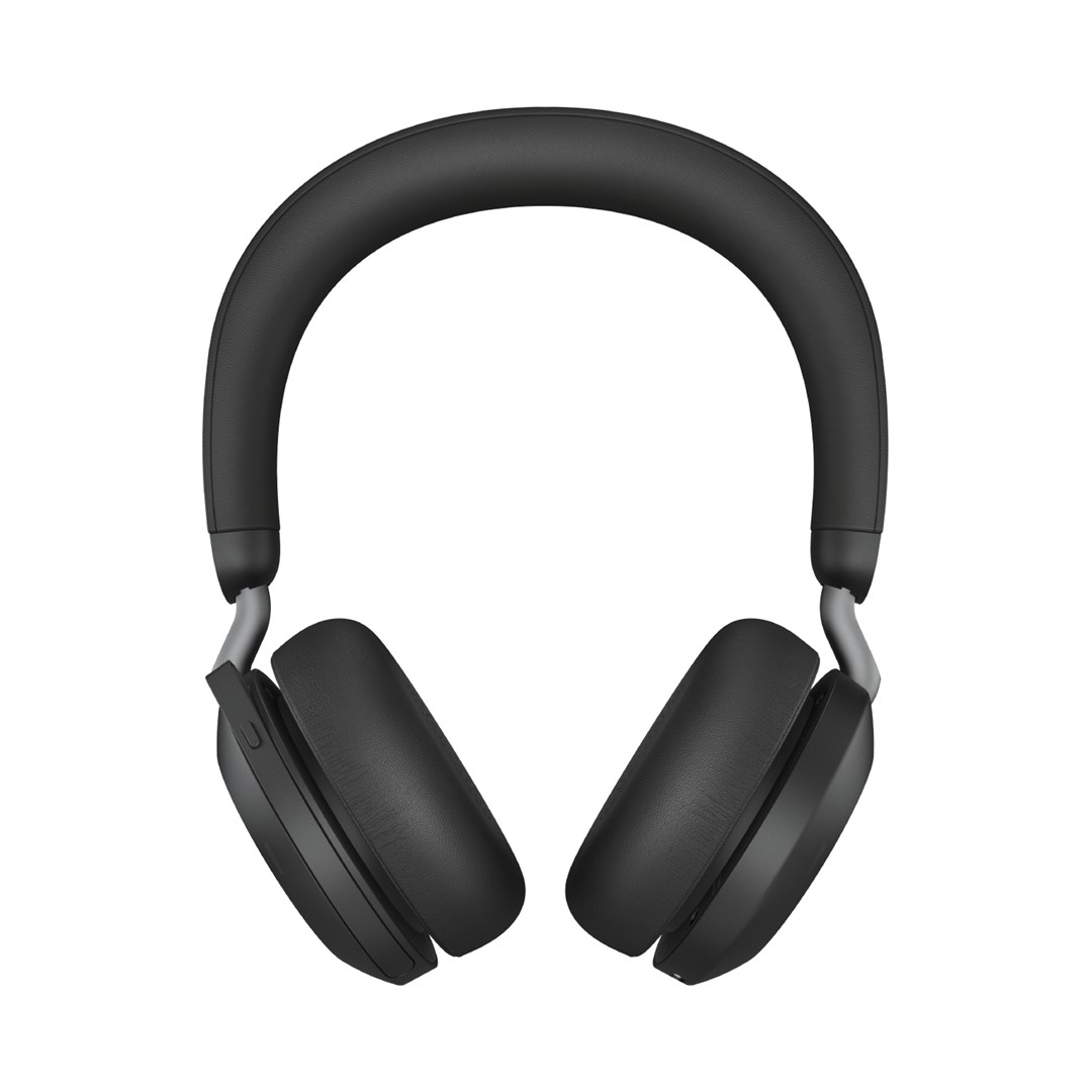 Jabra Evolve2 75 MS Link380c - wireless over-ear headphones with active noise cancellation, black