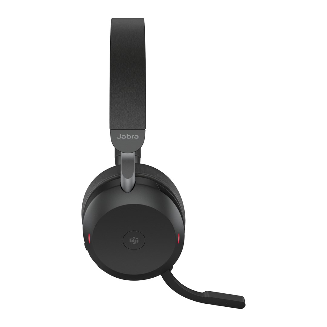 Jabra Evolve2 75 MS Link380c - wireless over-ear headphones with active noise cancellation, black