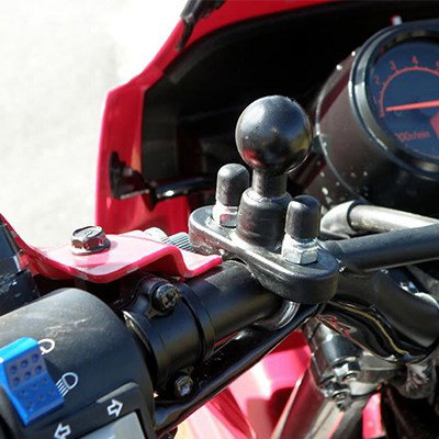 RAM Mounts Handlebar U-Bolt Base for Rails 0.5 to 1.25 in Diameter