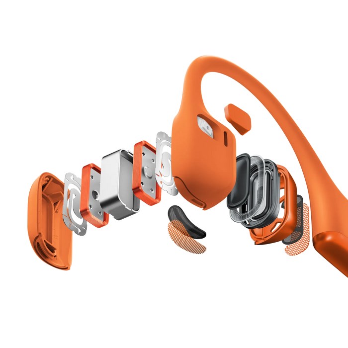 Shokz OpenRun Pro 2, pomaraczowe bone conduction headphones