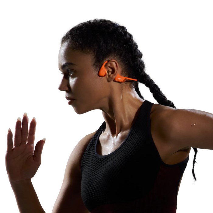 Shokz OpenRun Pro 2, pomaraczowe bone conduction headphones