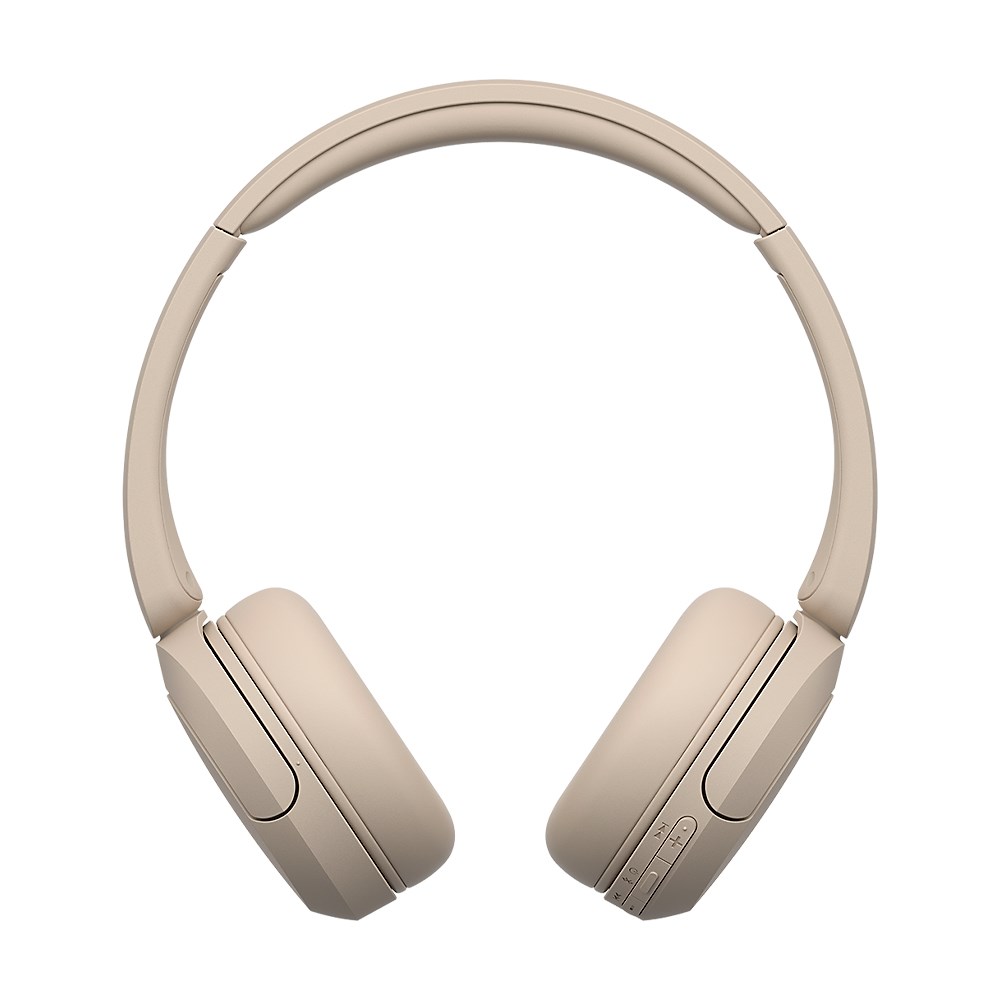 Sony WH-CH520 Headset Wireless Head-band Calls/Music USB Type-C Bluetooth Charging stand Cream