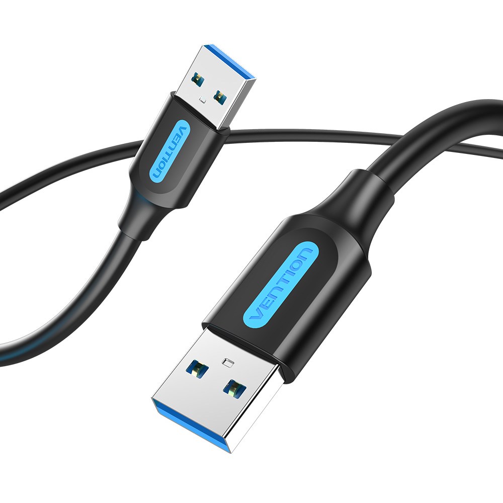 Vention USB 3.0 A Male to A Male Cable 0.5M Black PVC Type