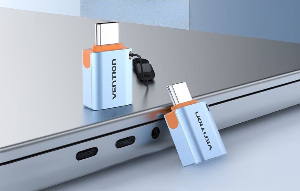 Vention USB 3.1 OTG adapter USB-C to USB-A lanyard