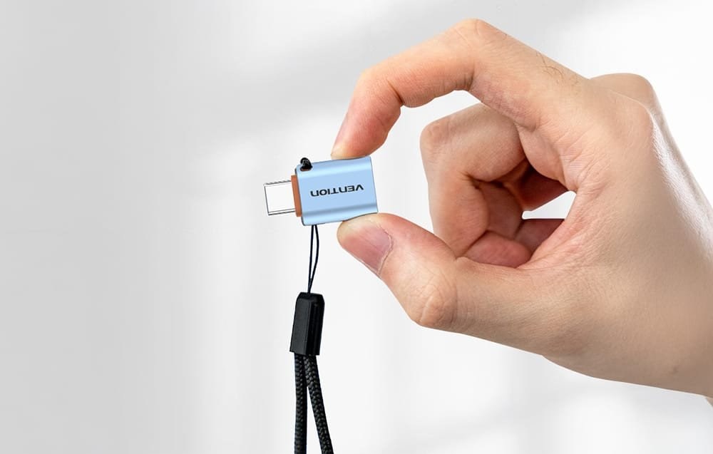 Vention USB 3.1 OTG adapter USB-C to USB-A lanyard