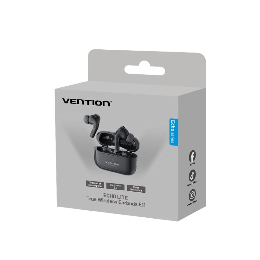 ECHO LITE E11 BT 5.4 BLACK wireless headphones