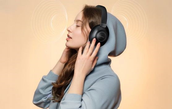 Vention SoundMate BT 5.3 wireless headphones, black