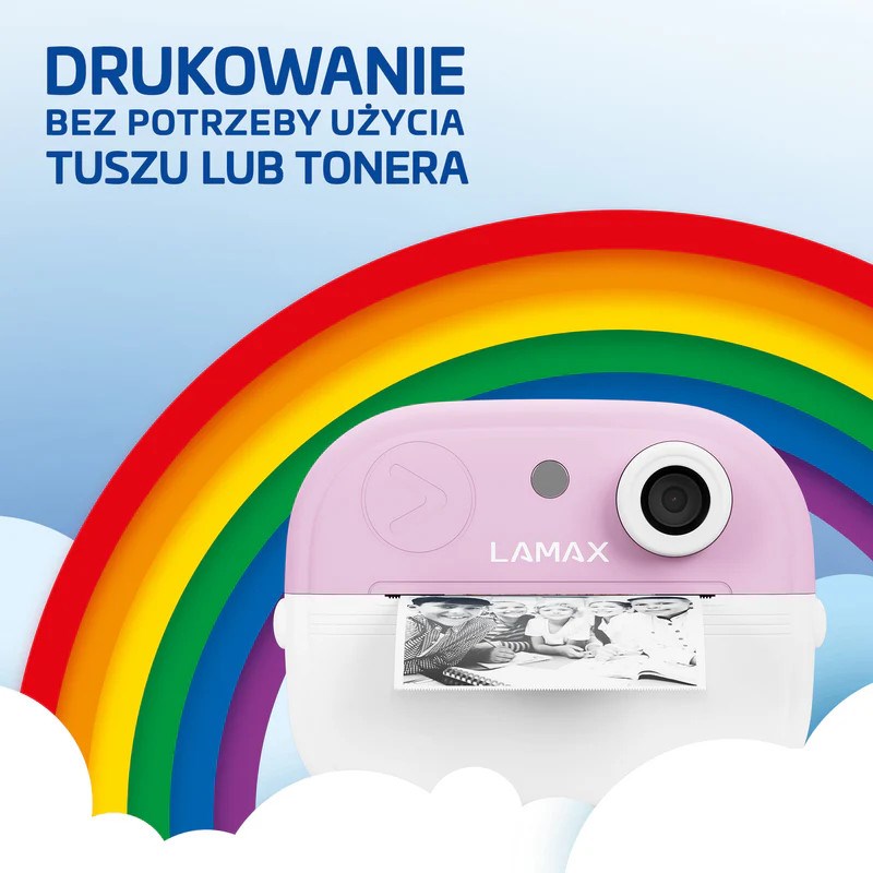 Kids camera LAMAX InstaKid2 Play, pink