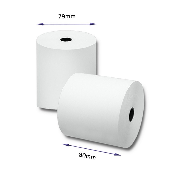 Qoltec 51892 Thermal roll 80 x 80 55g/m2 10pcs BPA free