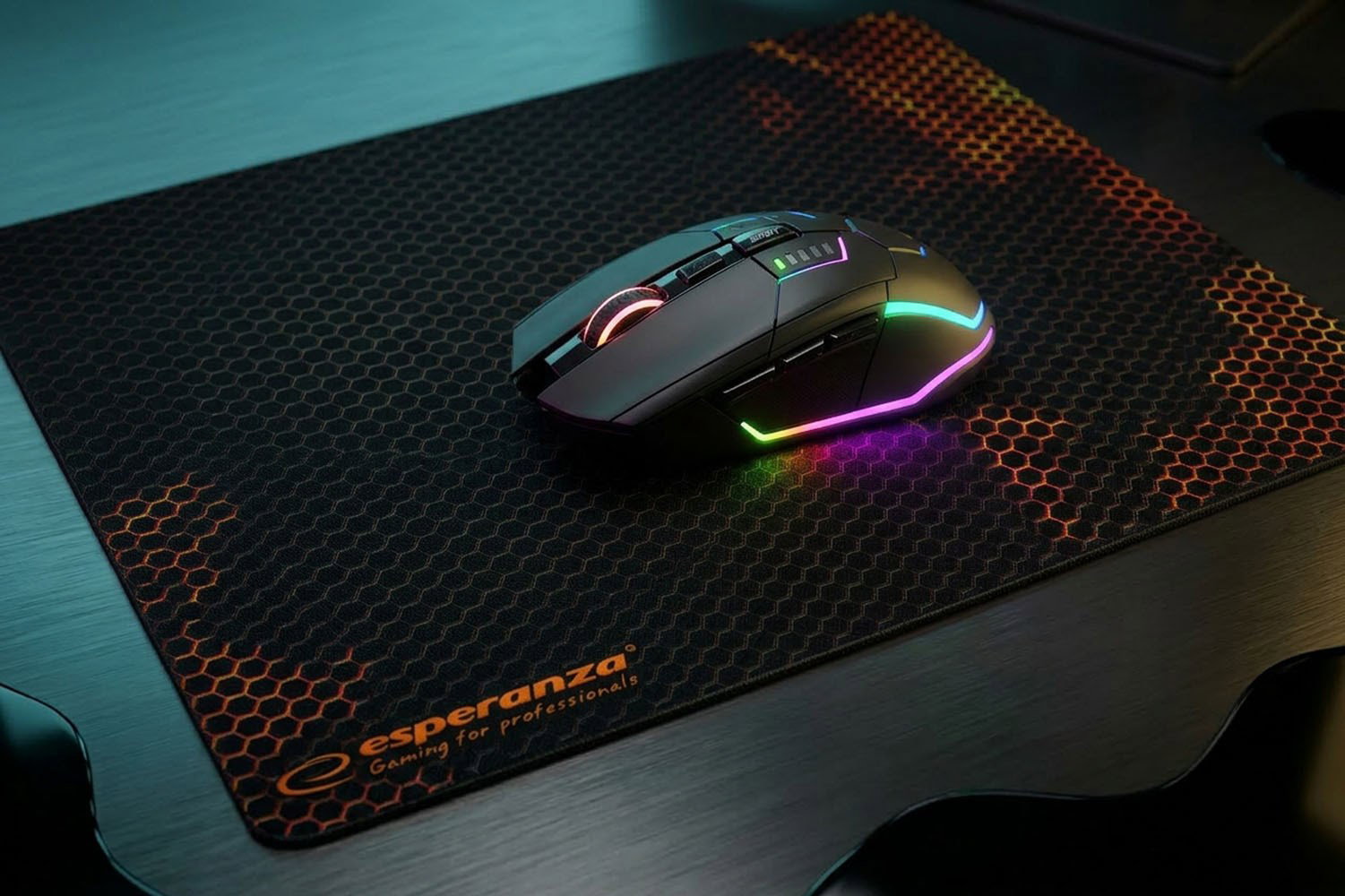 Esperanza EGP103R mouse pad Gaming mouse pad Black