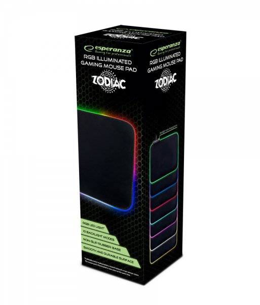 Esperanza EGP105 mouse pad Gaming mouse pad Black