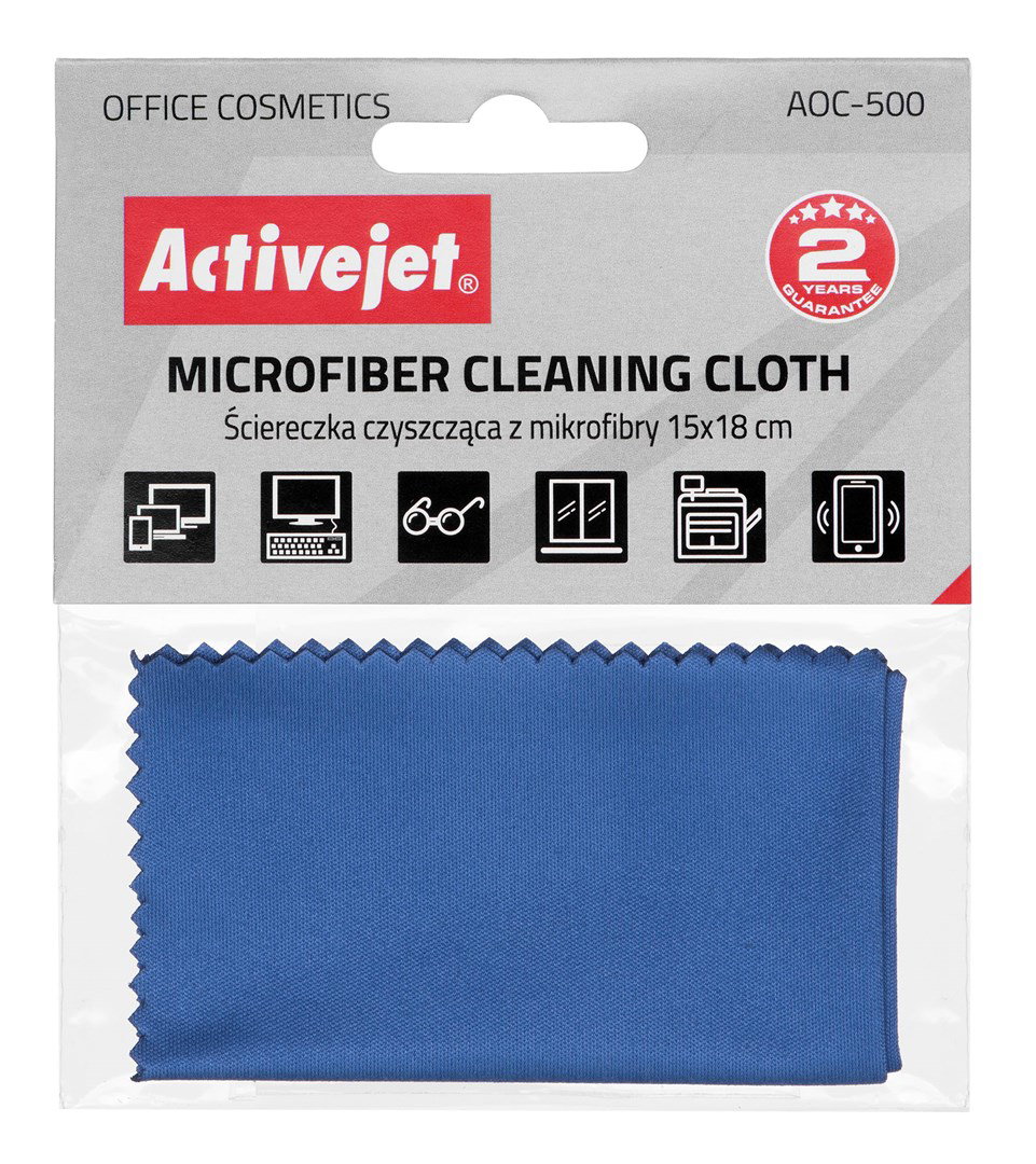 Activejet AOC-500 Microfiber cleaning cloth 15x18cm