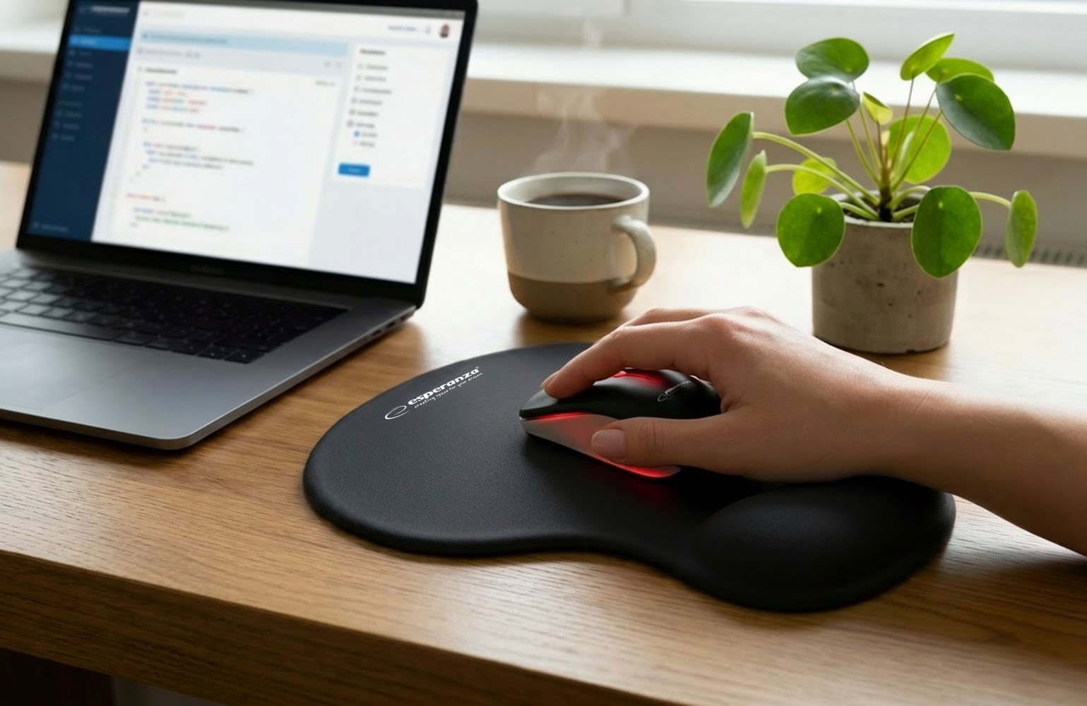 Esperanza EA137K mouse pad Black