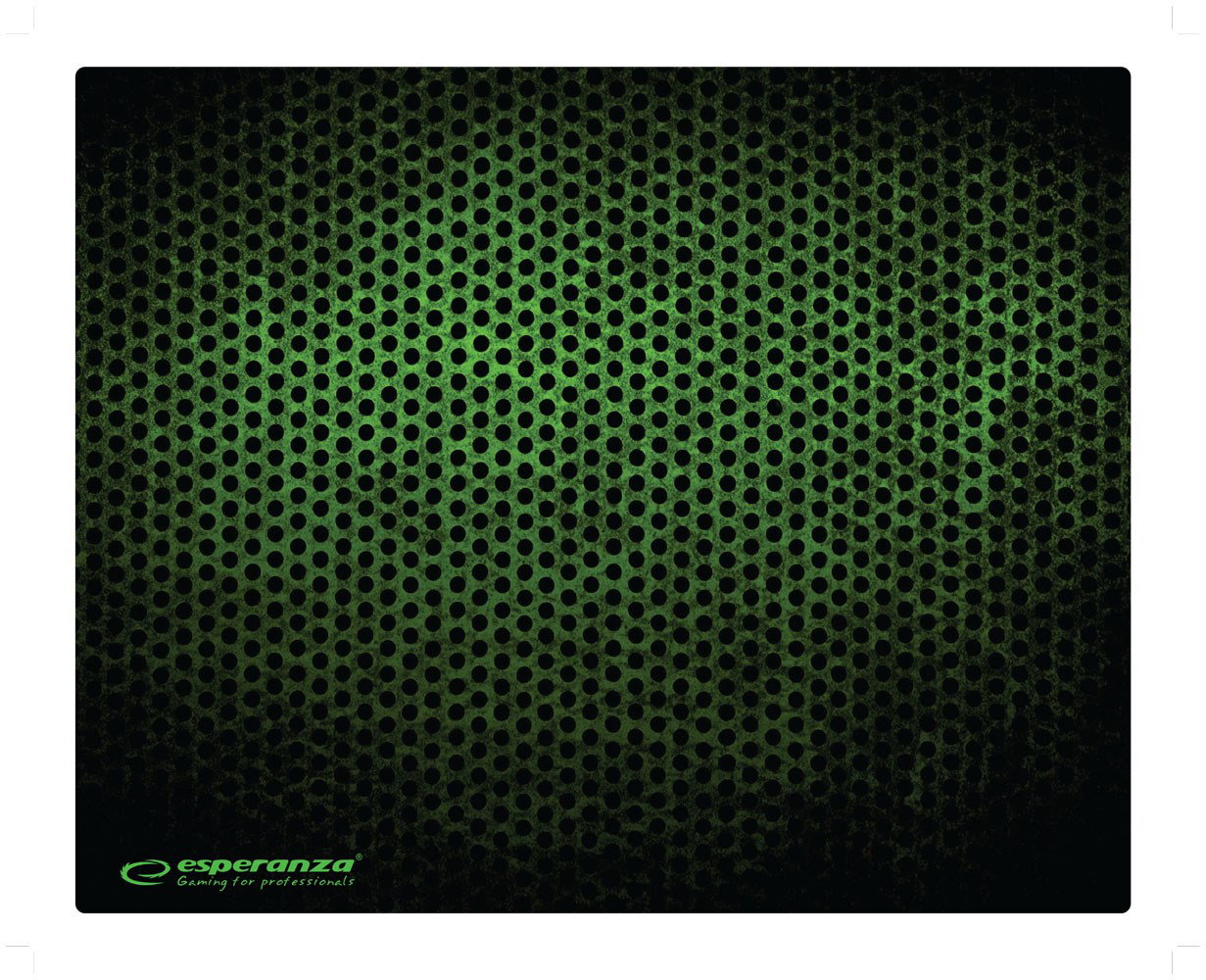 Esperanza EA146G Black,Green Gaming mouse pad
