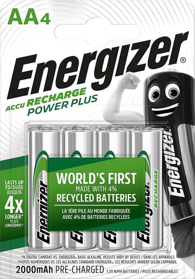 ENERGIZER Rechargeable Battery POWER PLUS AA HR6/4 2000mAh