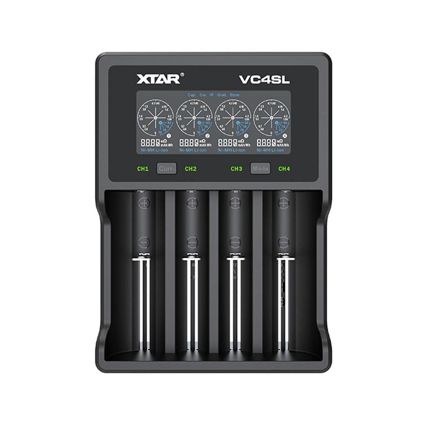 XTAR VC4SL battery charger to Li-ion Ni-MH Ni-CD 18650