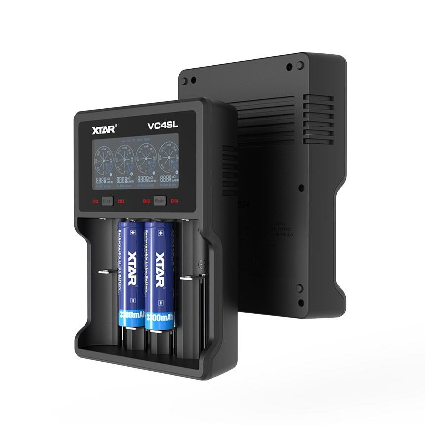 XTAR VC4SL battery charger to Li-ion Ni-MH Ni-CD 18650