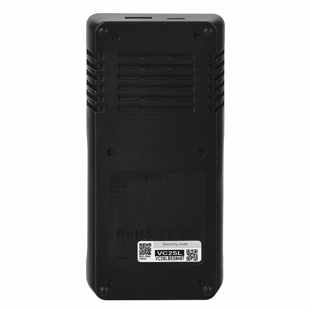 XTAR VC2SL Battery charger Li-ion Ni-MH Ni-CD 18650