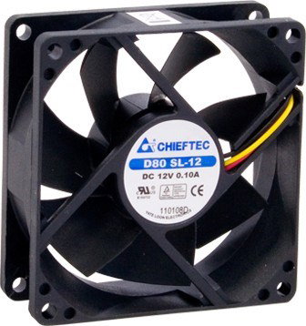 Chieftec AF-0825S computer cooling component Computer case Black