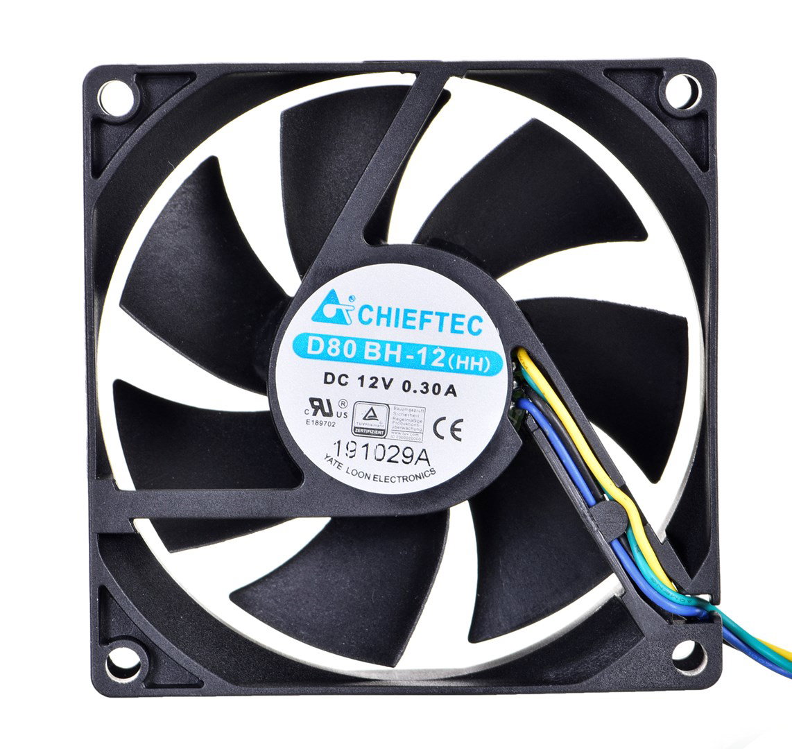 Chieftec AF-0825PWM computer cooling component Computer case Black
