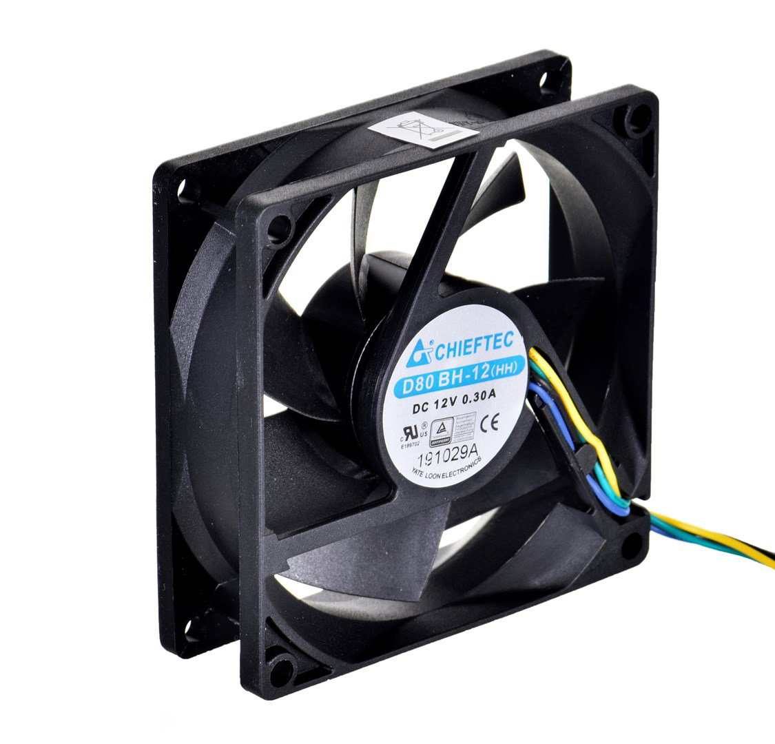 Chieftec AF-0825PWM computer cooling component Computer case Black
