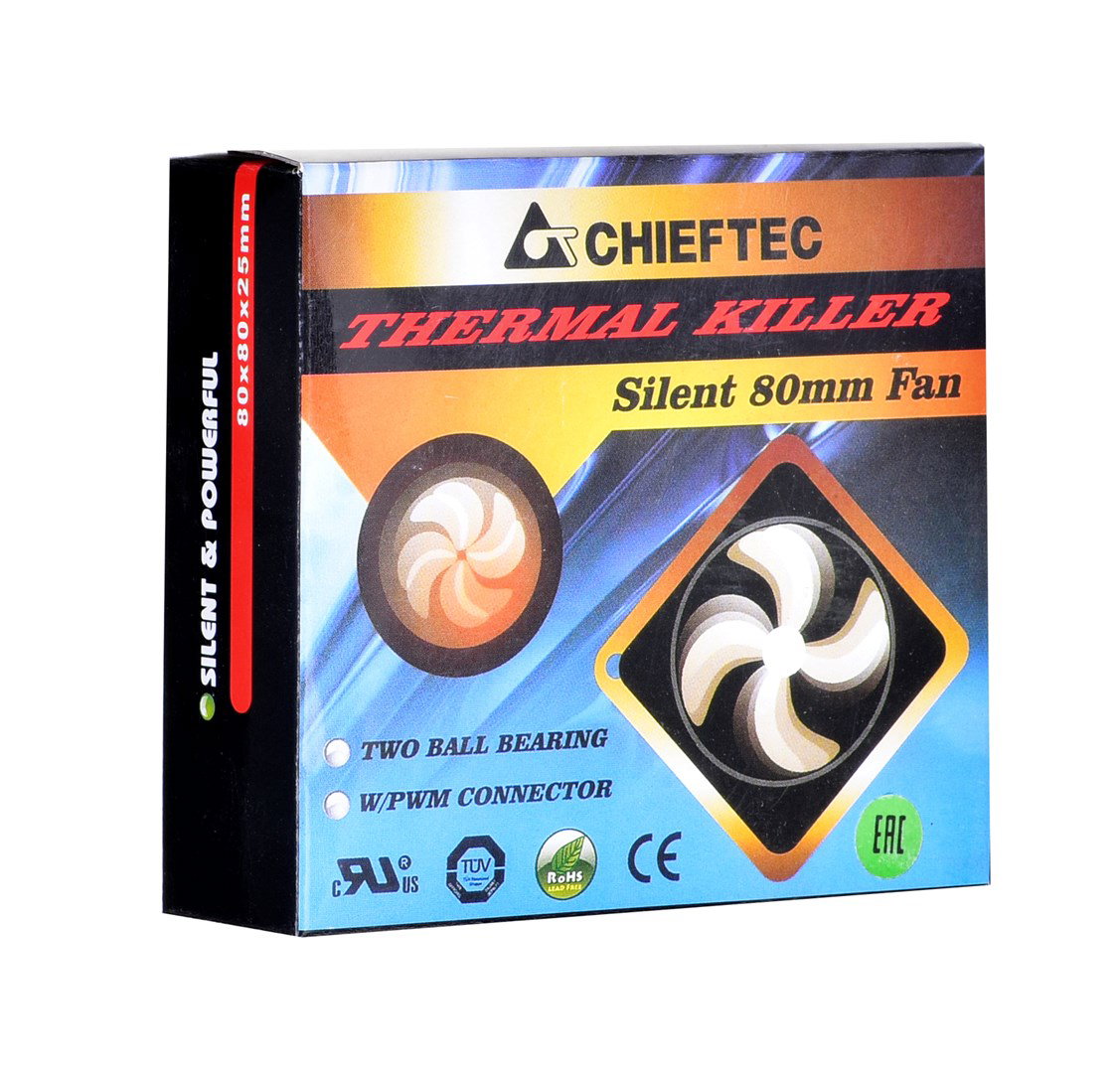 Chieftec AF-0825PWM computer cooling component Computer case Black