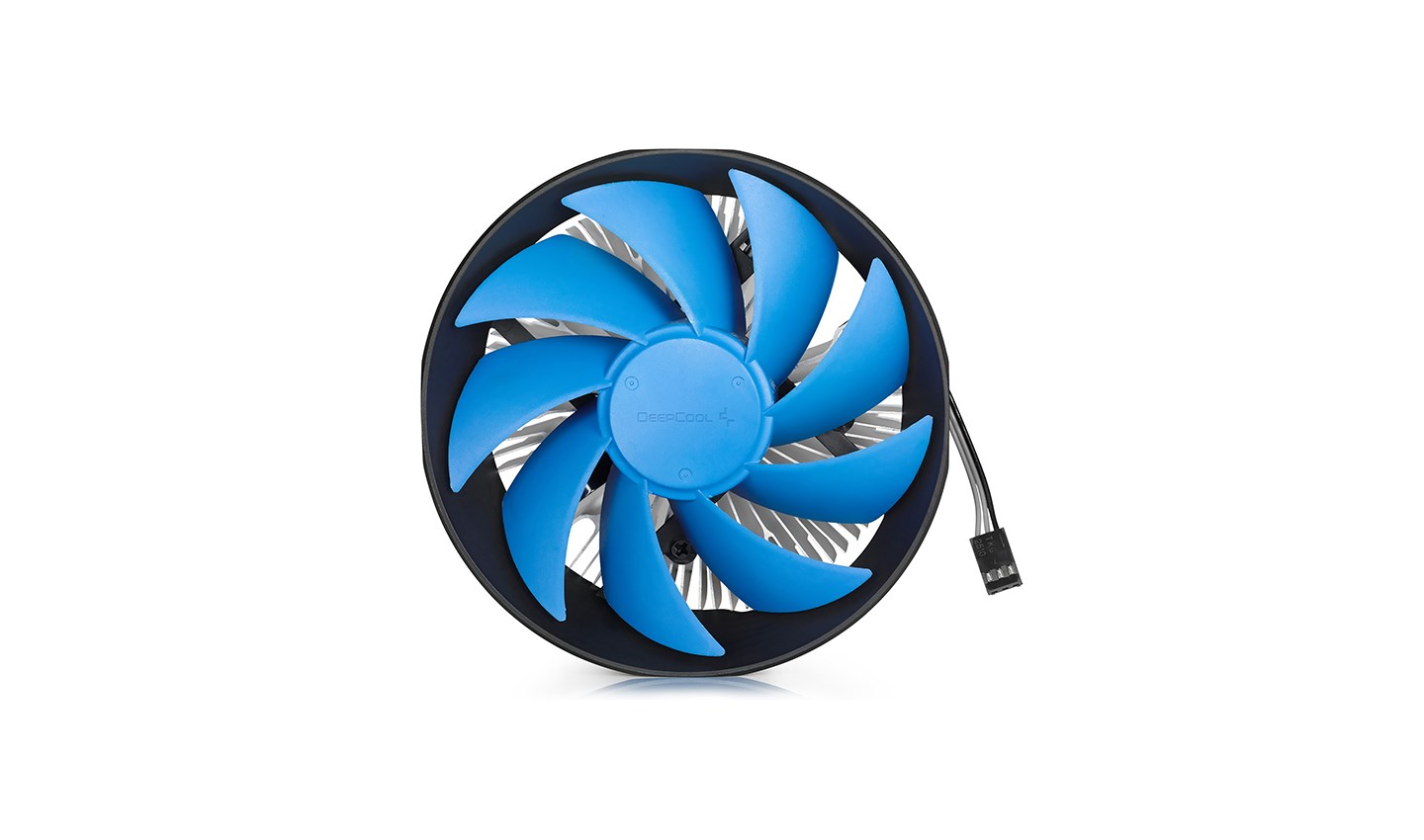 DeepCool Gamma Archer Processor Air cooler 12 cm Aluminium, Black, Blue 1 pc(s)