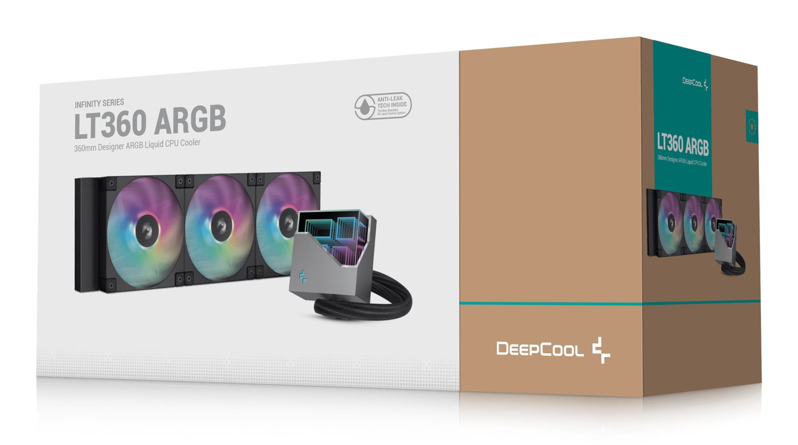 DeepCool LT360 ARGB Processor All-in-one liquid cooler 12 cm Black 1 pc(s)