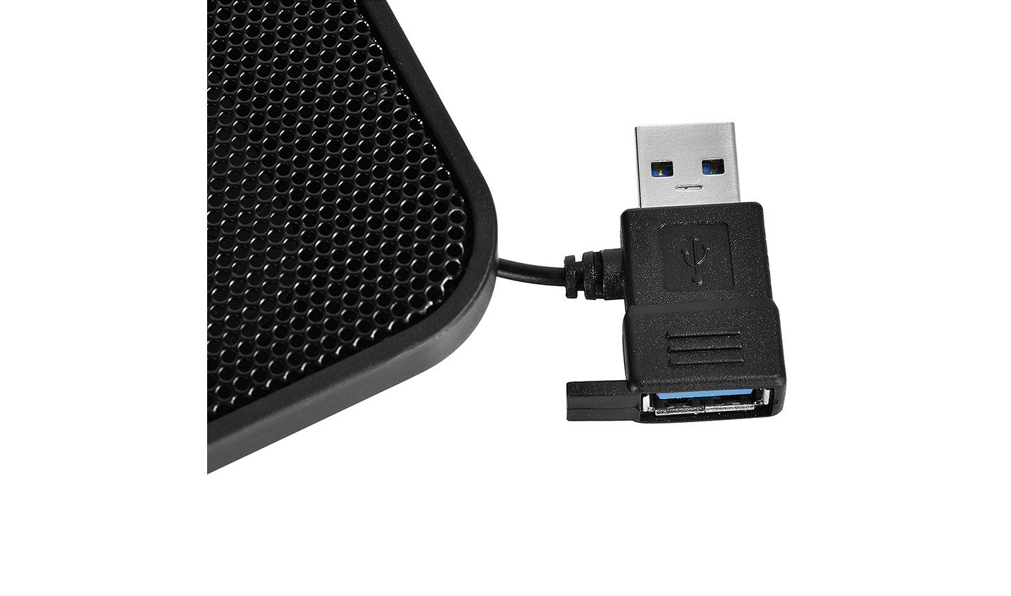 DeepCool U PAL laptop cooling pad 39.6 cm (15.6) 1000 RPM Black
