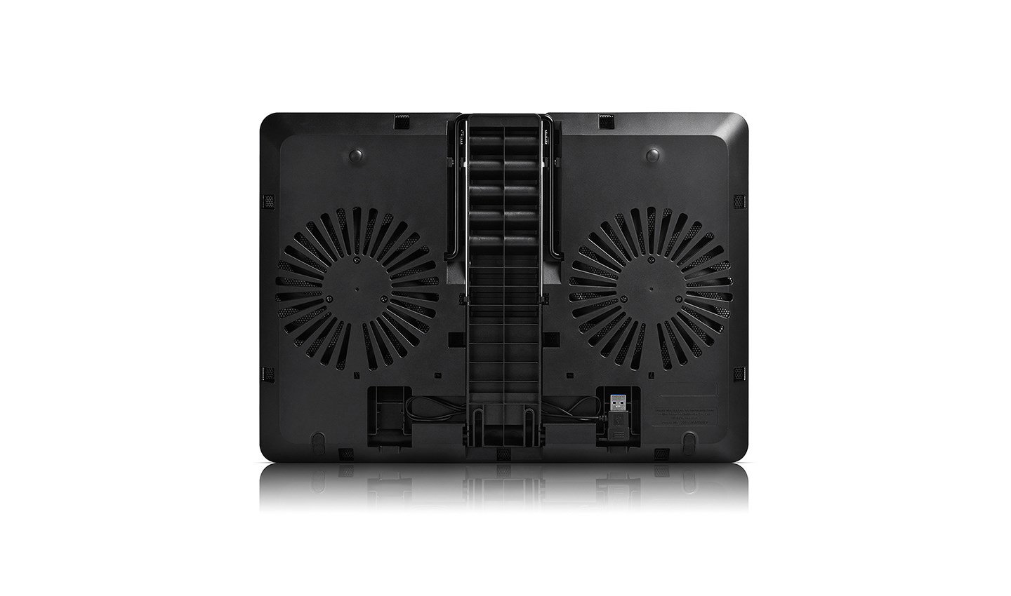 DeepCool U PAL laptop cooling pad 39.6 cm (15.6) 1000 RPM Black