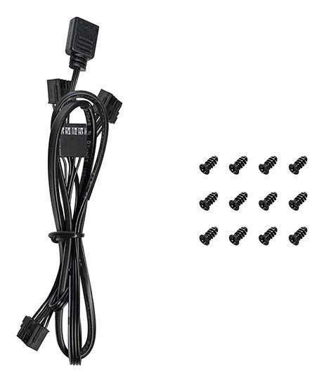 DeepCool FL12R-3 IN 1 Computer case Fan 12 cm Black 3 pc(s)