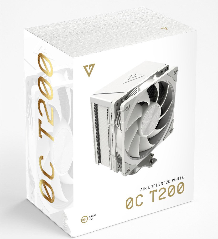 MODECOM Volcano 0C T200 Processor Air cooler 12 cm White