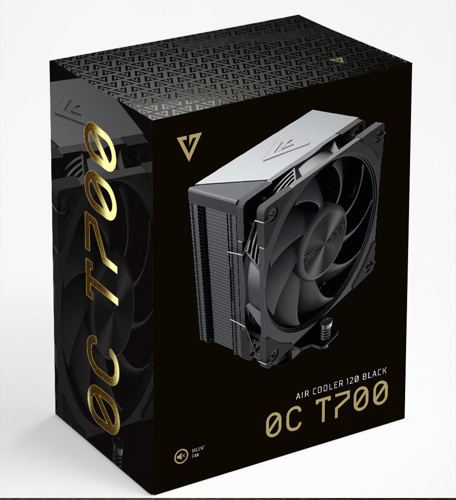 MODECOM Volcano 0C T700 Processor Air cooler 12 cm Black
