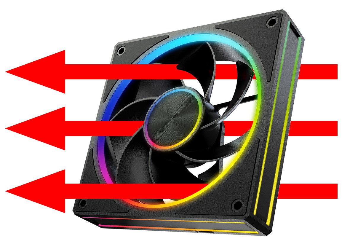 MODECOM VOLCANO LOOP 120 ARGB Reverse Fan Black