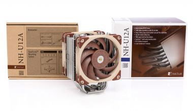 Noctua NH-U12A computer cooling component Processor Cooler 12 cm Beige, Brown, Silver 1 pc(s)