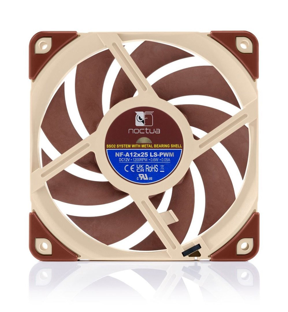 Noctua NF-A12x25 Computer case Fan 12 cm Beige, Brown