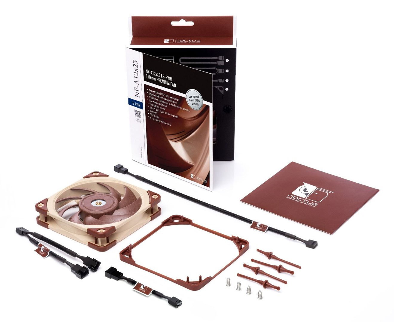 Noctua NF-A12x25 Computer case Fan 12 cm Beige, Brown