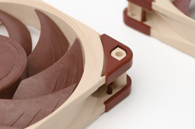 Noctua NF A12x25 PWM Computer case Fan 12 cm Beige, Red