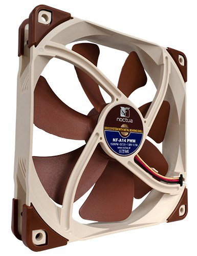 Noctua NF-A14 PWM Computer case Fan 14 cm Brown