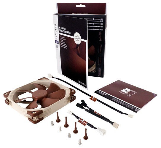 Noctua NF-A14 PWM Computer case Fan 14 cm Brown